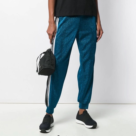 NO KA’ OI BLUE glitter detail track pants PART OF 2 PIECE SET IN MY CLOSET - Picture 2 of 10